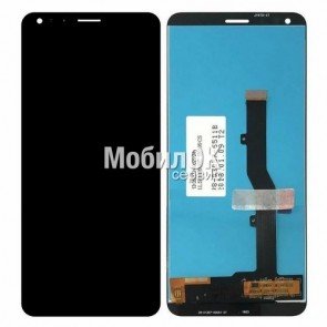 Дисплей для ZTE Blade V9 черный, с тачскрином