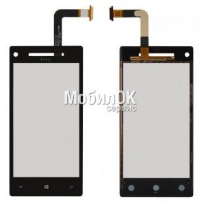 Сенсорный экран для HTC C620e Windows Phone 8X черный