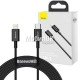 USB кабель Baseus Superior Series Type-C to Lightning 20W 2м (CATLYS-C01) черный