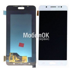 Дисплей для Samsung J510F Galaxy J5 (2016) белый, с тачскрином China Original (oled)