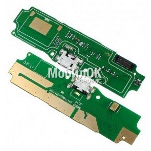 Шлейф для Xiaomi Redmi 5A коннектора зарядки, микрофона