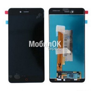 Дисплей для ZTE Nubia Z17 mini (NX569J) черный, с тачскрином