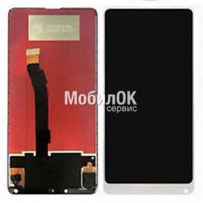 Дисплей для Xiaomi Mi Mix 2S белый, с тачскрином