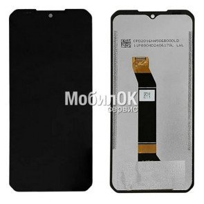 Дисплей для Doogee V30/V30T/S100 черный, с тачскрином (ver. 02)