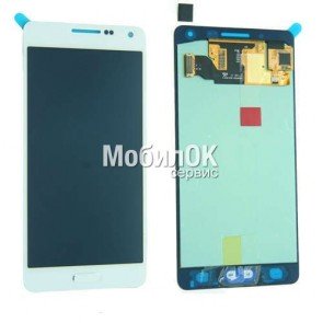 Дисплей для Samsung A500F Galaxy A5 белый, с тачскрином (In-Cell)