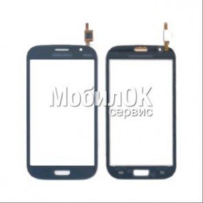 Сенсорный экран для Samsung I9080/I9082/I9060 Galaxy Grand Duos синий High Copy