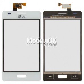Сенсорный экран для LG E610 Optimus L5/E612 Optimus L5 белый