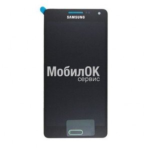 Дисплей для Samsung A500F Galaxy A5 черный, оригинал, (GH97-16679B)