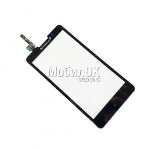 Сенсорный экран для Lenovo P780 черный
