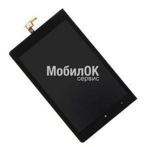Дисплей для Lenovo B6000 Yoga Tablet 8 черный, с тачскрином (N080ICE-GB0/MCF-080-1070-V5)