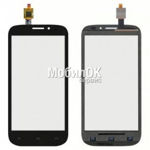 Сенсорный экран для Fly IQ4404 черный, оригинал (5831001422)