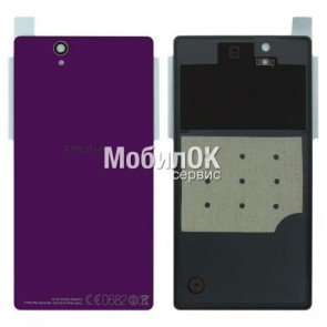 Задняя крышка для Sony C6602 L36h Xperia Z/C6603 L36i Xperia Z/C6606 L36a Xperia Z фиолетовая