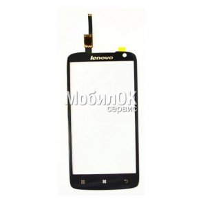 Сенсорный экран для Lenovo S820 черный