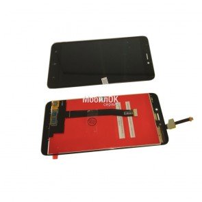 Дисплей для Xiaomi Redmi 4X черный, с тачскрином (PRC)