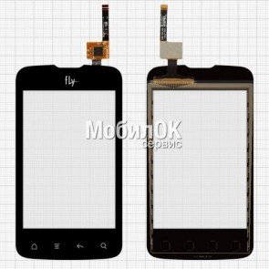 Сенсорный экран для Fly IQ238 черный