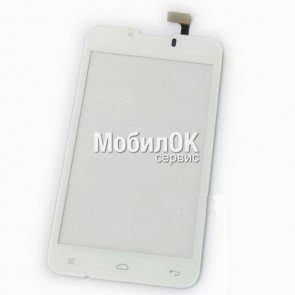 Сенсорный экран для Fly IQ441 белый