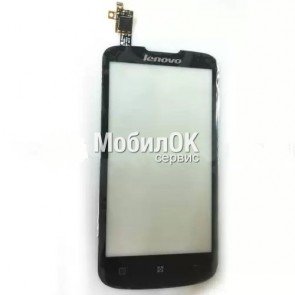 Сенсорный экран для Lenovo A800 черный