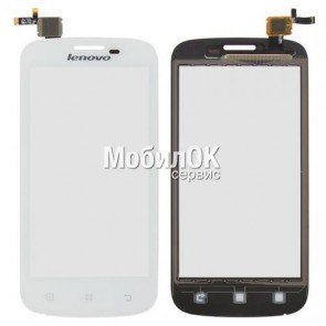Сенсорный экран для Lenovo A760 белый