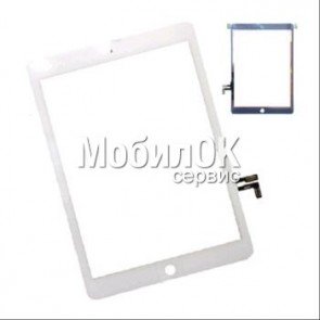 Сенсорный экран для Apple iPad 5 Air/Apple iPad (2017) белый,с кнопкой Home (A1474/A1476/A1822/A1823