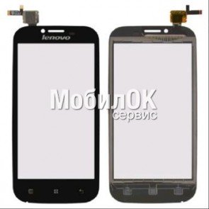 Сенсорный экран для Lenovo A706 черный