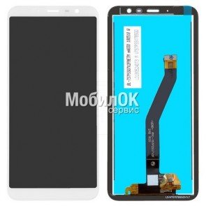 Дисплей для Meizu M6T белый (M811H), с тачскрином