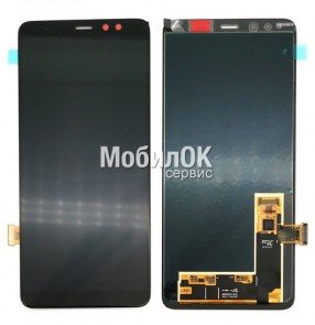 Дисплей для Samsung A730F Galaxy A8 Plus (2018) черный, с тачскрином China Original (oled)