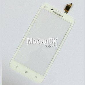 Сенсорный экран для Lenovo A678T белый