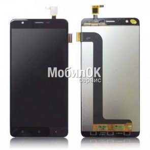Дисплей для Oukitel U15 Pro черный, с тачскрином