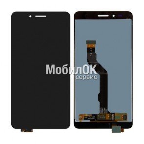 Дисплей для Huawei GR5/Honor 5X/Honor X5 черный, с тачскрином