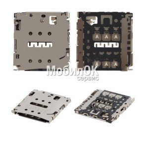 Коннектор SIM-карты для Huawei Ascend P6-U06