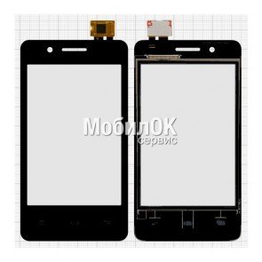 Сенсорный экран для Fly IQ436i Era Nano 9 черный