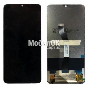 Дисплей для Xiaomi Redmi Note 8 Pro черный, с тачскрином China Original