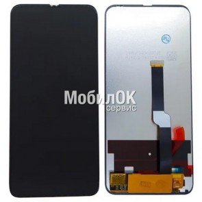 Дисплей для Motorola XT2067-2 One Fusion Plus черный, с тачскрином