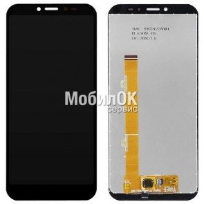 Дисплей для Alcatel 1S 5024D черный, с тачскрином