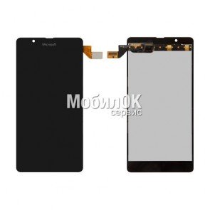 Дисплей для Microsoft (Nokia) 540 Lumia Dual SIM черный, с тачскрином