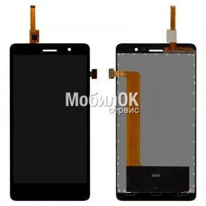 Дисплей для Lenovo S860 черный, с тачскрином