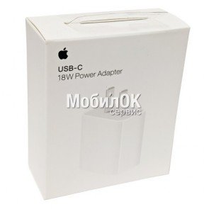 С.з.у. для Apple iPhone/Apple iPod/Apple Watch USB Type-C (США) 20W (MU7U2LL/A) с евро-перех