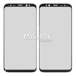 Стекло корпуса для Samsung G965F Galaxy S9 Plus черное