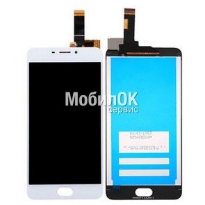 Дисплей для Meizu M6 белый, с тачскрином China Original