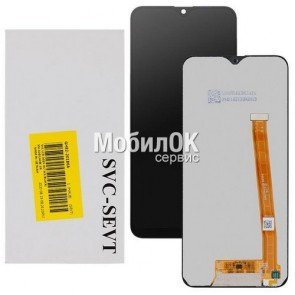 Дисплей для Samsung A202F Galaxy A20e/Samsung A102U A10e черный, оригинал (GH82-20186A)