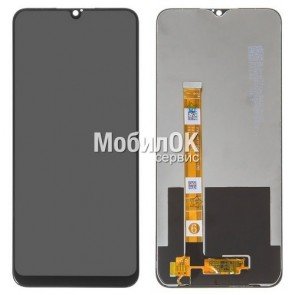 Дисплей для OPPO A5 (2020)/A8 (2020)/A9 (2020)/A31 (2020)/A11x/Narzo 10A черный, с тачскрином