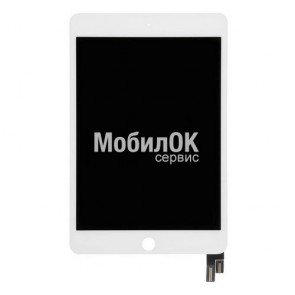 Дисплей для Apple iPad Mini 5 белый, с тачскрином (A2124/A2126/A2133) Оригинал