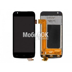 Дисплей для Fly IQ4405 черный, с тачскрином (15-22391-42501/Q700S PLUS-FPC)