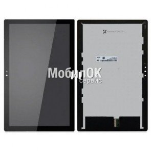 Дисплей для Lenovo Tab P10 TB-X705L черный, с тачскрином