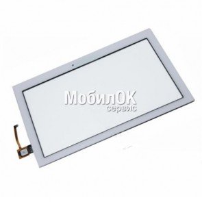 Сенсорный экран для Lenovo TAB 2 A10-70F/Tab 2 A10-70L белый (101-1947-V6)
