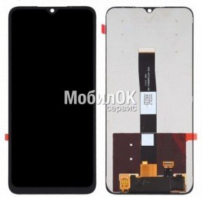 Дисплей для Xiaomi Redmi 9A/Redmi 9C/Redmi 10A/Poco C3/C31 черный, с тачскрином (PRC)