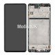 Дисплей для Samsung M515F Galaxy M51 черный, с рамкой, оригинал (GH82-23568A)