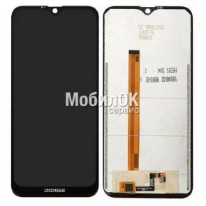 Дисплей для Doogee X90/Y8C черный, с тачскрином