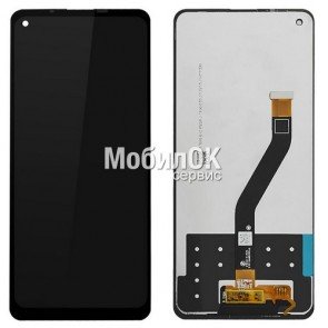 Дисплей для Samsung A215F Galaxy A21 черный, с тачскрином