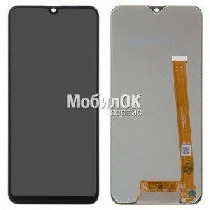 Дисплей для Samsung A202F Galaxy A20e/Samsung A102U A10e черный, с тачскрином